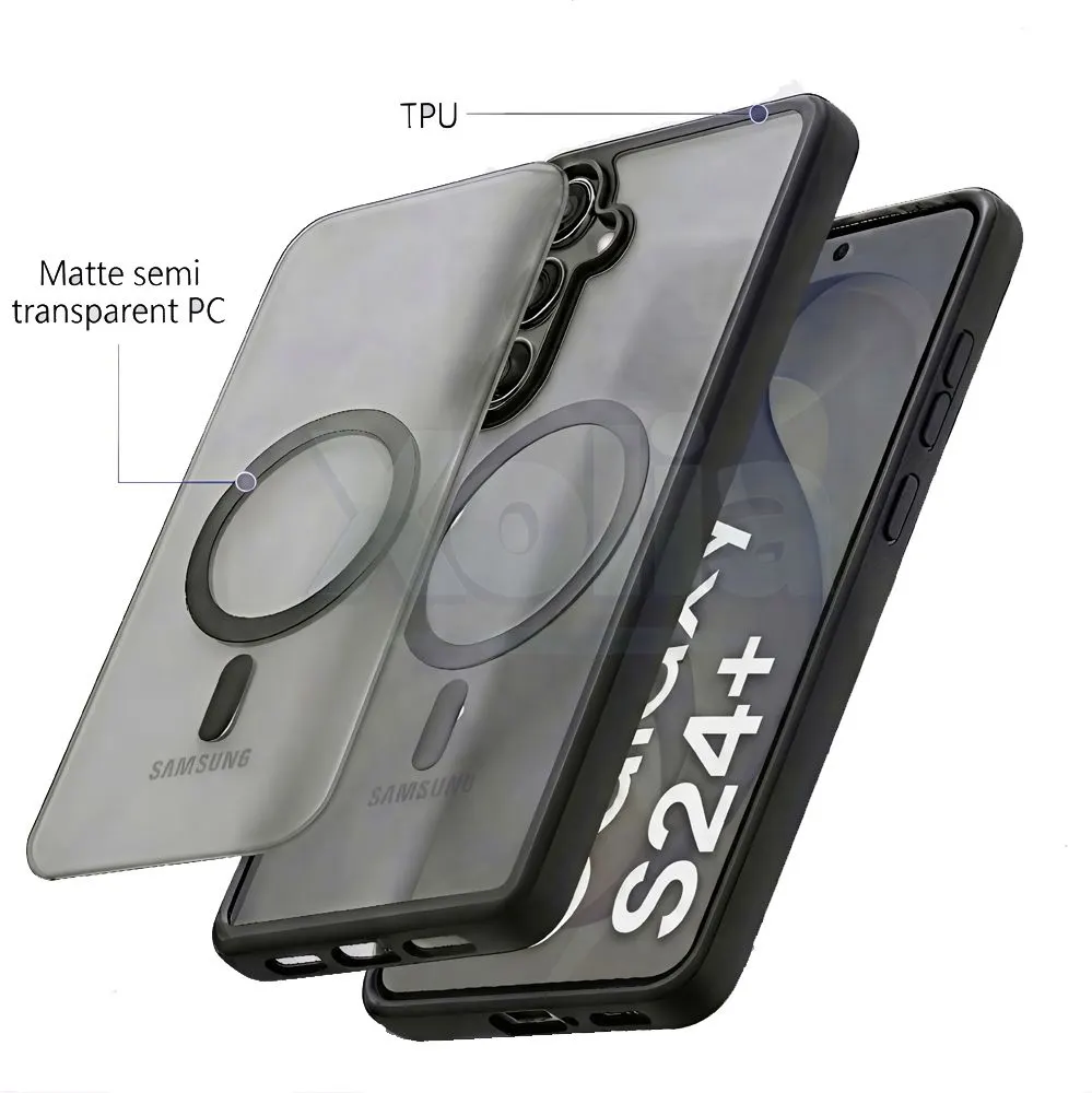 Xolia Back Cover for Samsung Galaxy S24 Plus 5G (Black, Shock Proof, Polycarbonate, Silicon, Pack of: 1) — image 5 of 5