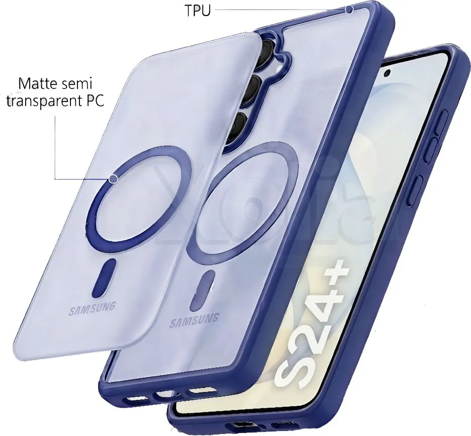 Xolia Back Cover for Samsung Galaxy S24 Plus 5G (Blue, Shock Proof, Polycarbonate, Silicon, Pack of: 1) — image 5 of 5