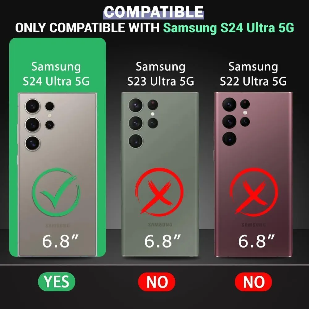 Xolia Back Cover for Samsung Galaxy S24 Ultra 5G (Blue, Shock Proof, Polycarbonate, Silicon, Pack of: 1) — image 2 of 5
