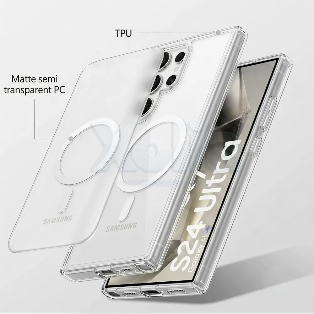 Xolia Back Cover for Samsung Galaxy S24 Ultra 5G (White, Shock Proof, Polycarbonate, Silicon, Pack of: 1) — image 4 of 4