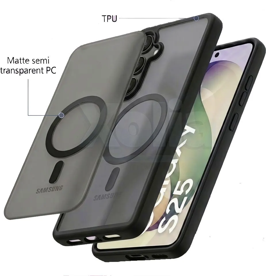 Xolia Back Cover for Samsung Galaxy S25 5G (Black, Shock Proof, Silicon, Polycarbonate, Pack of: 1) — image 5 of 5