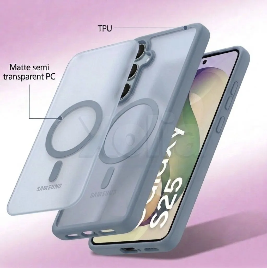 Xolia Back Cover for Samsung Galaxy S25 5G (Grey, Shock Proof, Silicon, Polycarbonate, Pack of: 1) — image 5 of 5