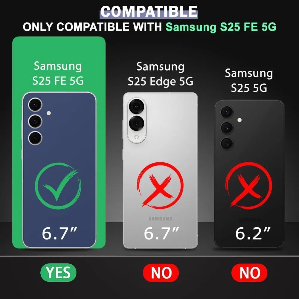 Xolia Back Cover for Samsung Galaxy S25 FE 5G (Black, Shock Proof, Polycarbonate, Silicon, Pack of: 1) — image 2 of 5
