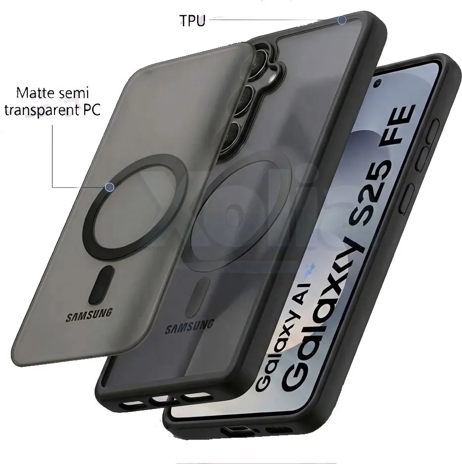 Xolia Back Cover for Samsung Galaxy S25 FE 5G (Black, Shock Proof, Polycarbonate, Silicon, Pack of: 1) — image 5 of 5