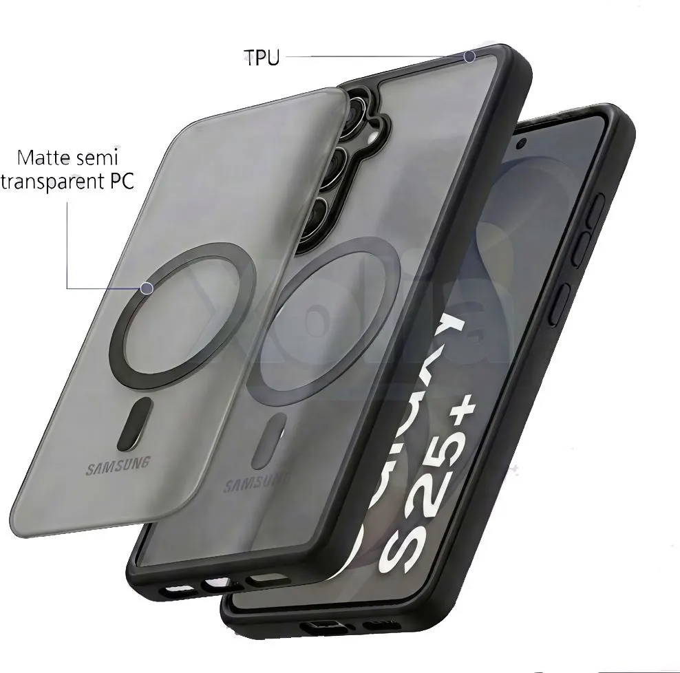 Xolia Back Cover for Samsung Galaxy S25 Plus 5G (Black, Shock Proof, Polycarbonate, Silicon, Pack of: 1) — image 5 of 5