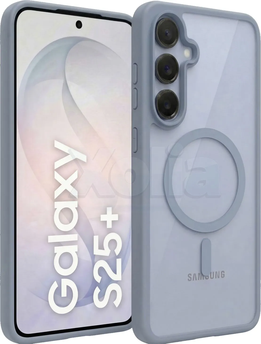 Xolia Back Cover for Samsung Galaxy S25 Plus 5G (Grey, Shock Proof, Polycarbonate, Silicon, Pack of: 1) — image 1 of 5