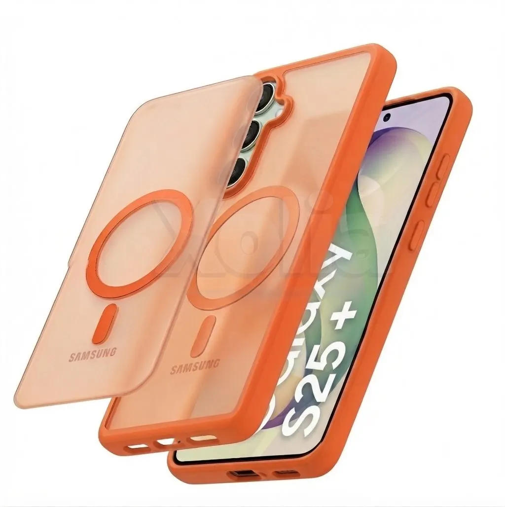 Xolia Back Cover for Samsung Galaxy S25 Plus 5G (Orange, Shock Proof, Polycarbonate, Silicon, Pack of: 1) — image 5 of 5