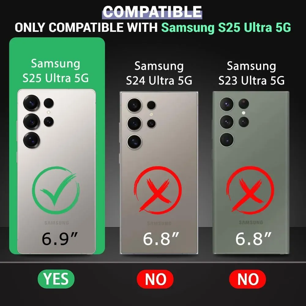 Xolia Back Cover for Samsung Galaxy S25 Ultra 5G (Black, Shock Proof, Polycarbonate, Silicon, Pack of: 1) — image 2 of 5