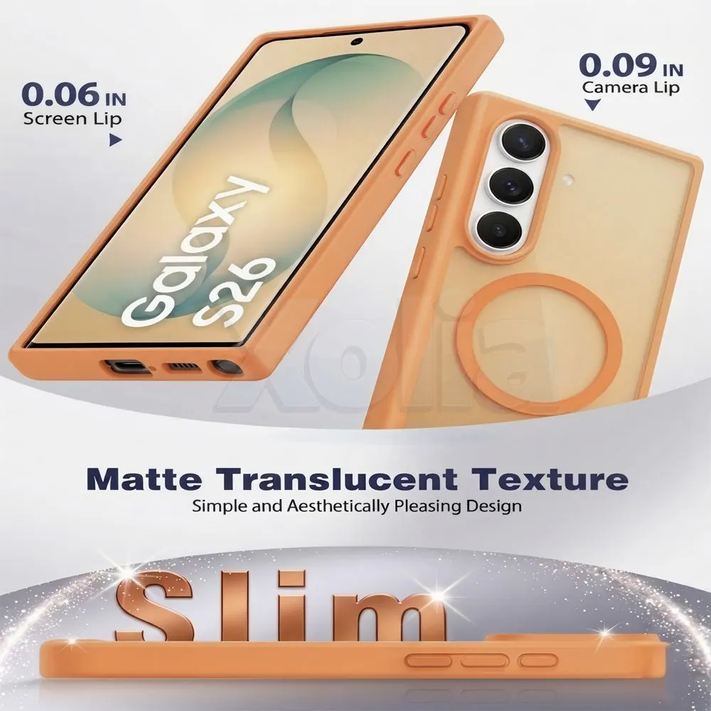 Xolia Back Cover for Samsung Galaxy S26 5G (Orange, Shock Proof, Polycarbonate, Silicon, Pack of: 1) — image 3 of 5