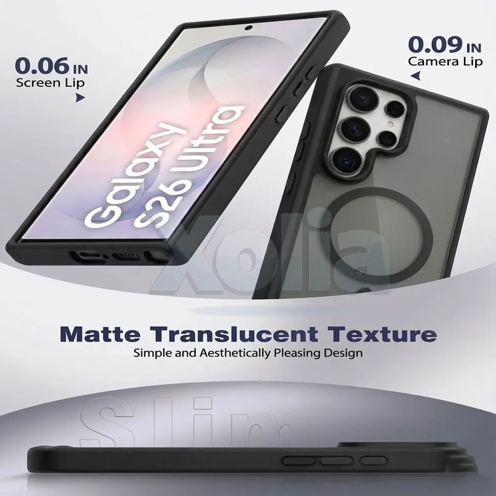 Xolia Back Cover for Samsung Galaxy S26 Ultra 5G (Black, Shock Proof, Polycarbonate, Silicon, Pack of: 1) — image 3 of 5