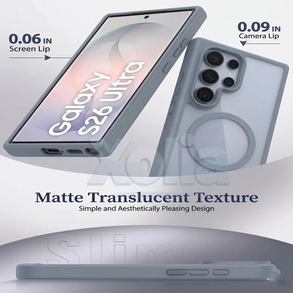 Xolia Back Cover for Samsung Galaxy S26 Ultra 5G (Grey, Shock Proof, Polycarbonate, Silicon, Pack of: 1) — image 3 of 5