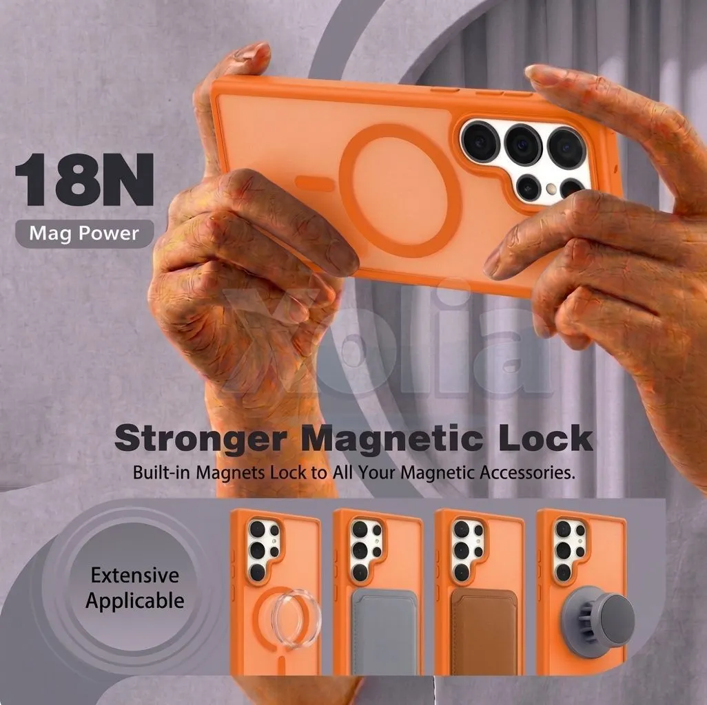 Xolia Back Cover for Samsung Galaxy S26 Ultra 5G (Orange, Shock Proof, Polycarbonate, Silicon, Pack of: 1) — image 4 of 5