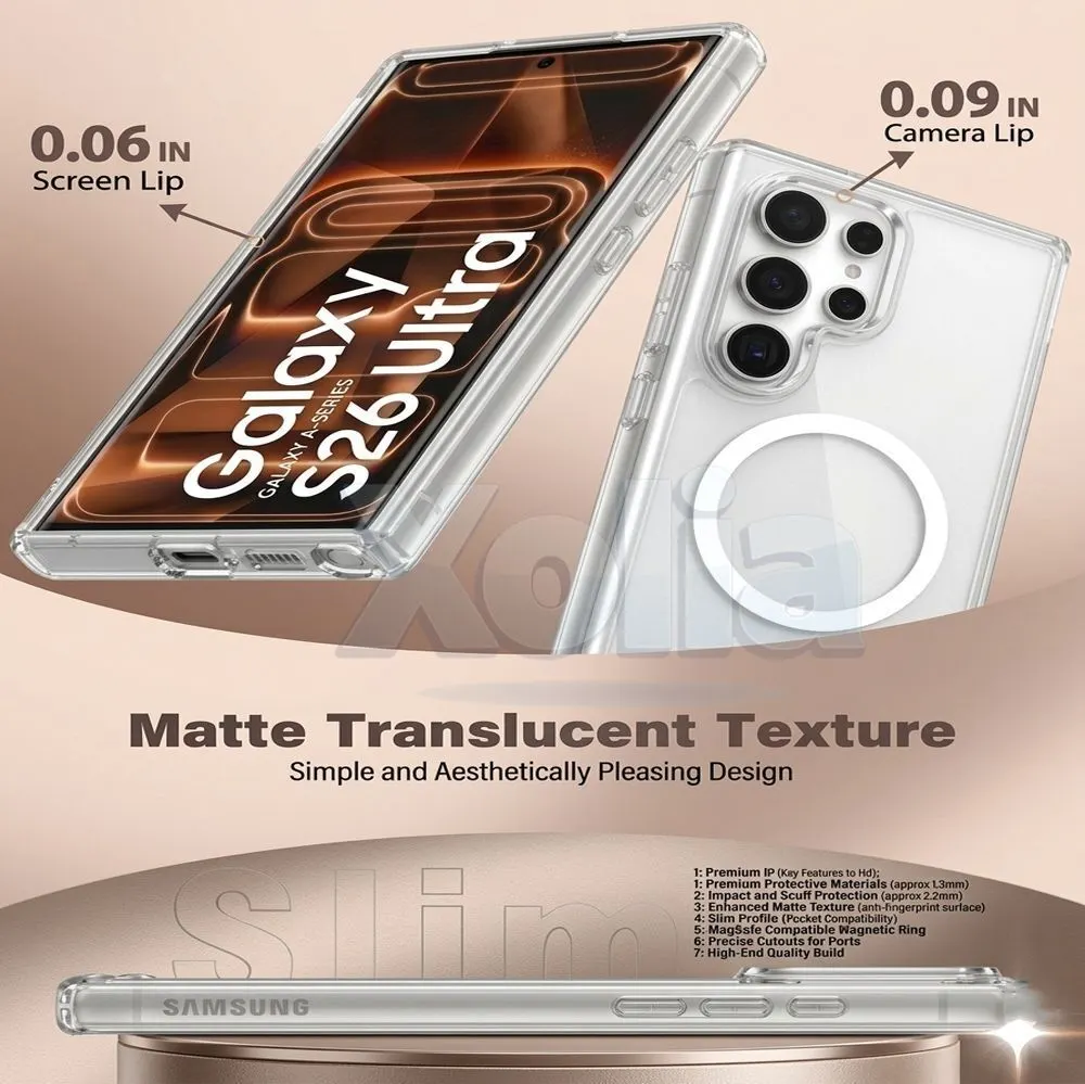Xolia Back Cover for Samsung Galaxy S26 Ultra 5G (White, Shock Proof, Polycarbonate, Silicon, Pack of: 1) — image 3 of 5