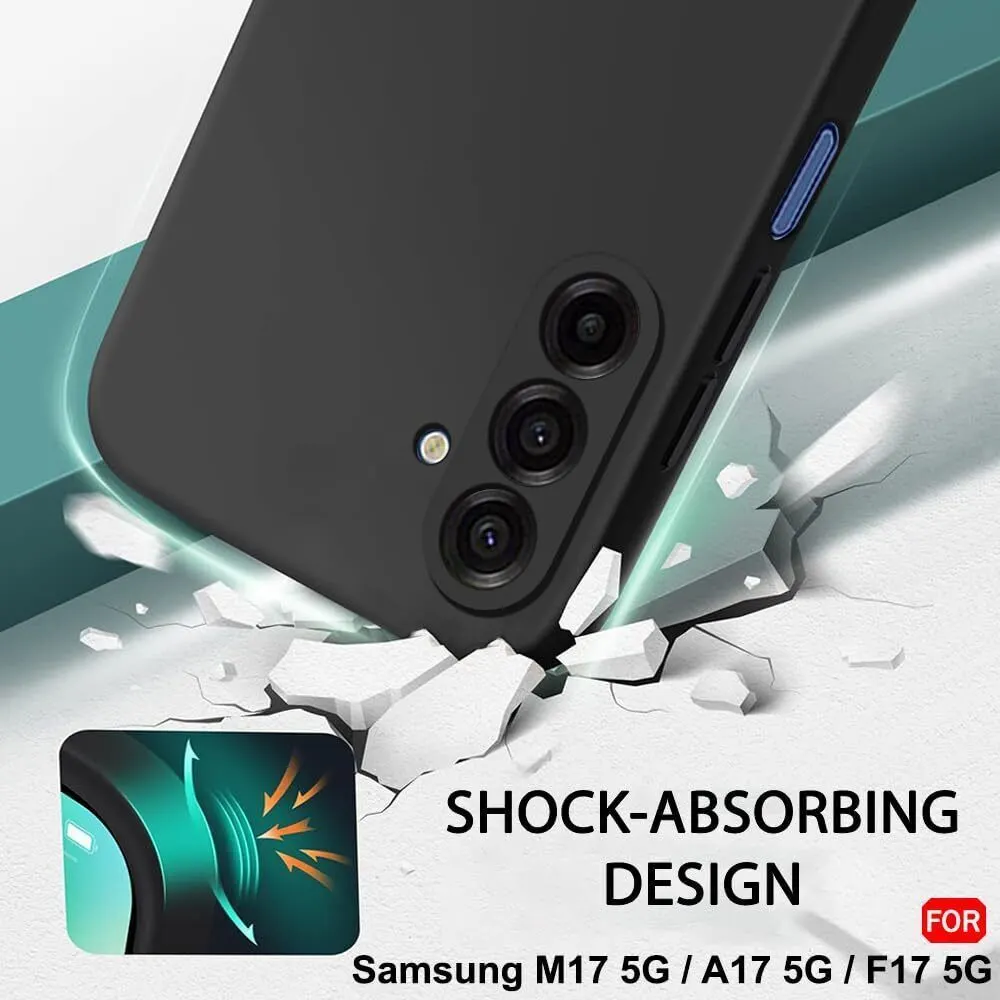 Xolia Back Cover for Samsung Galaxy F17 5G (Black, Grip Case, Silicon, Pack of: 1) — image 4 of 5