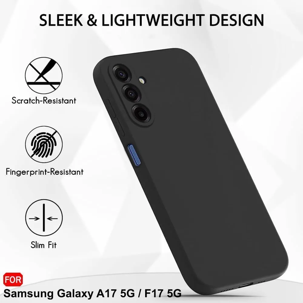 Micvir Back Cover for Samsung Galaxy M17 5G (Black, Grip Case, Silicon, Pack of: 1) — image 5 of 5