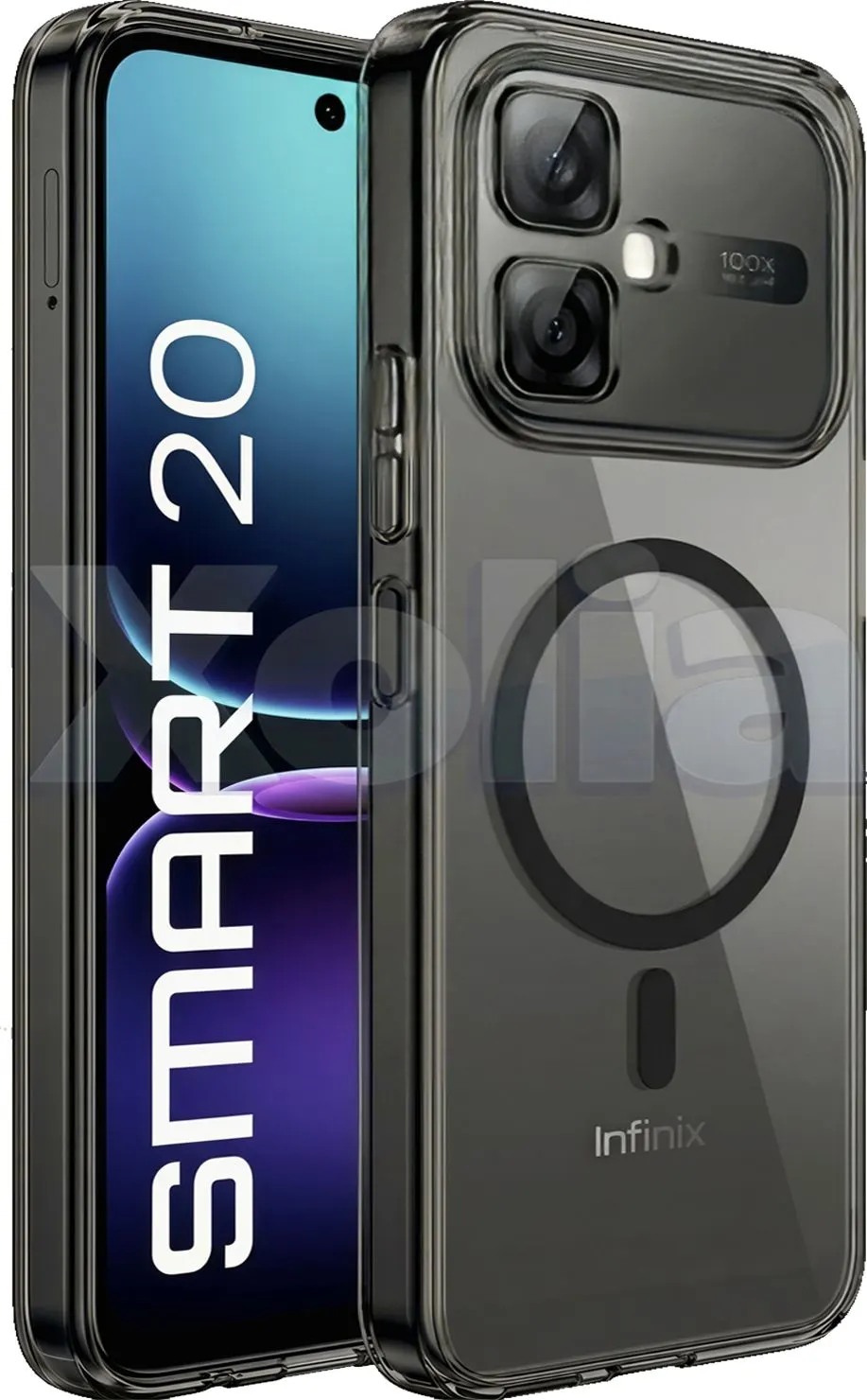 Xolia Anti Yellow Back Cover for Infinix Smart 20 5G (Black, Anti-Yellow, Polycarbonate, Pack of: 1) — image 1 of 4