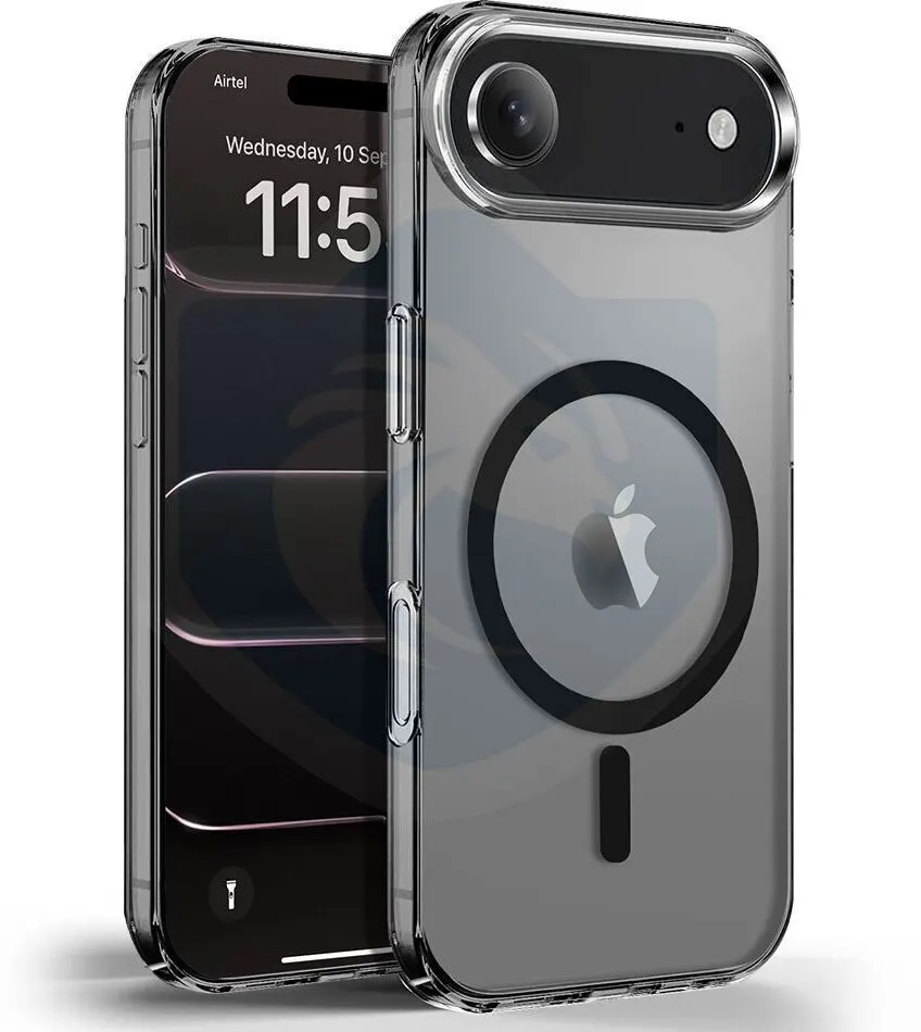 Micvir Anti Yellow Back Cover for Apple iPhone 17 Air (Black, Anti-Yellow, Polycarbonate, Pack of: 1)