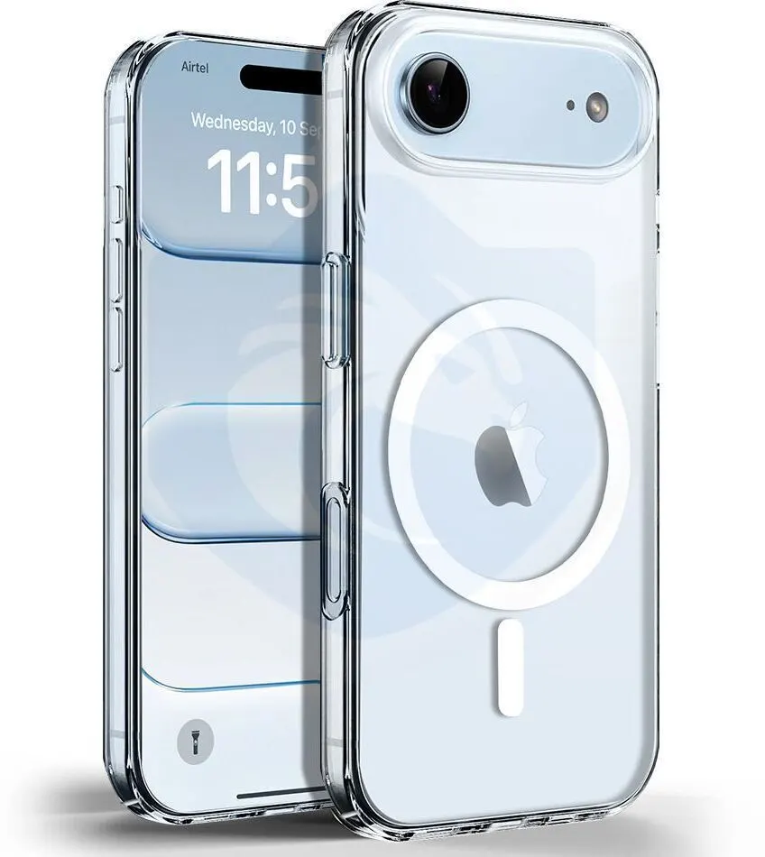 Micvir Anti Yellow Back Cover for Apple iPhone 17 Air (Transparent, Anti-Yellow, Polycarbonate, Pack of: 1)