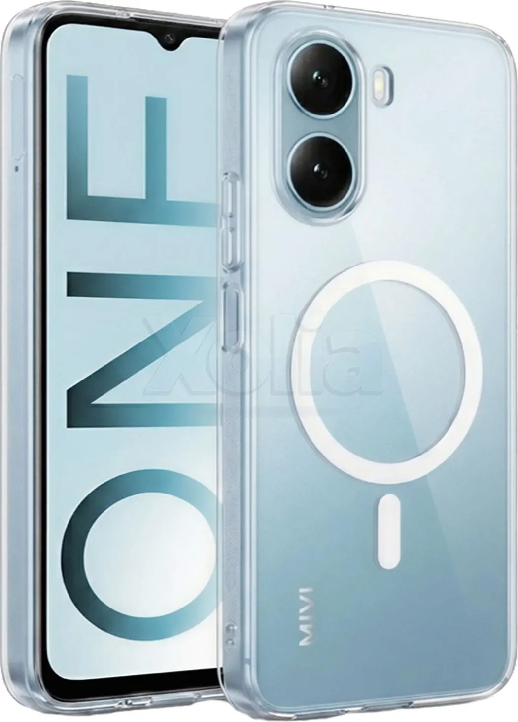 Xolia Back Cover for Mivi One 5G (Transparent, Shock Proof, Polycarbonate, Pack of: 1)