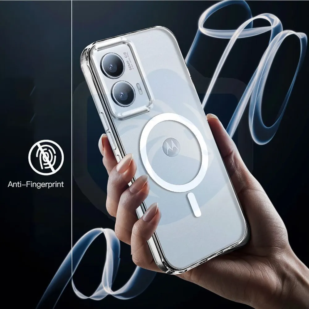 Micvir Anti Yellow Back Cover for MOTOROLA Edge 50 Fusion (Transparent, Anti-Yellow, Polycarbonate, Pack of: 1) — image 2 of 5