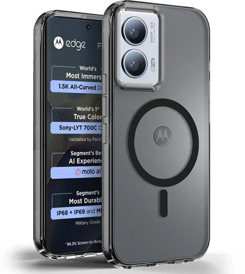 Micvir Anti Yellow Back Cover for MOTOROLA G85 5G (Black, Anti-Yellow, Polycarbonate, Pack of: 1)