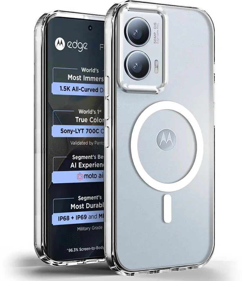 Micvir Anti Yellow Back Cover for MOTOROLA G85 5G (Transparent, Anti-Yellow, Polycarbonate, Pack of: 1)