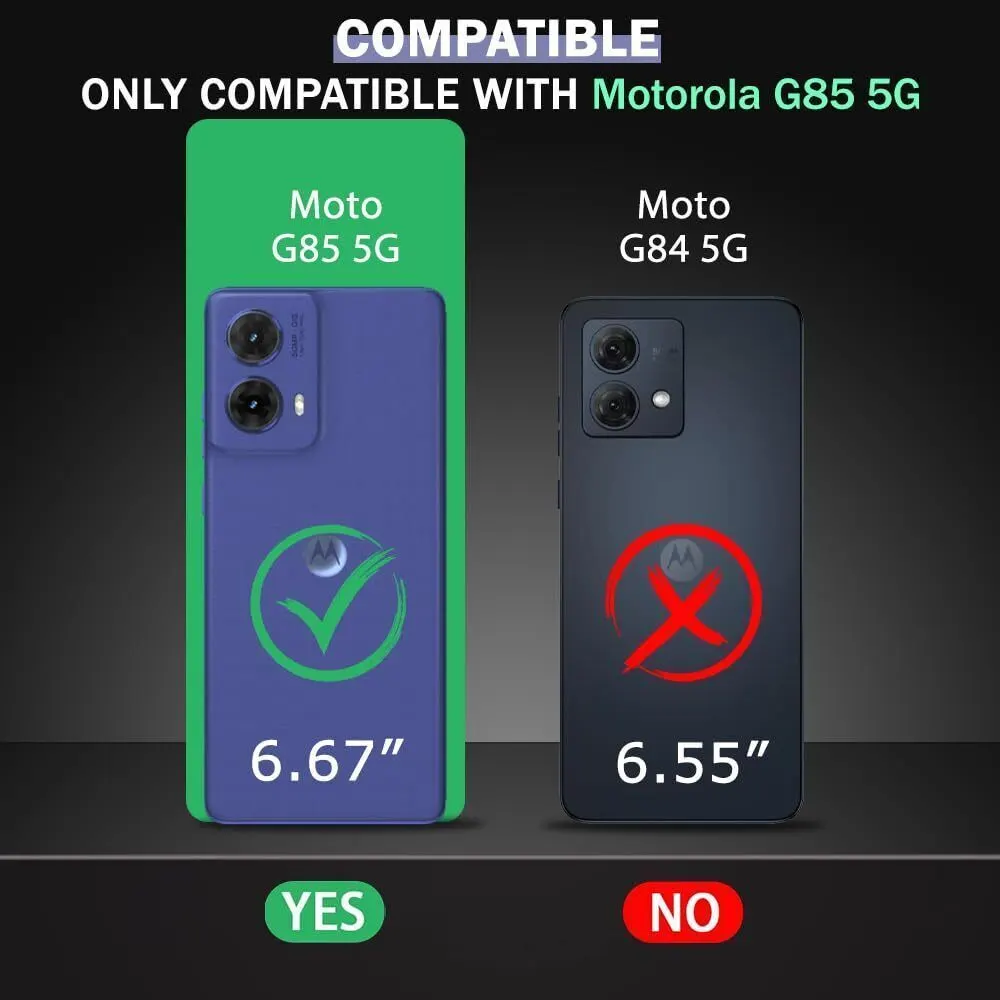 Micvir Anti Yellow Back Cover for MOTOROLA G85 5G (Transparent, Anti-Yellow, Polycarbonate, Pack of: 1) — image 2 of 5