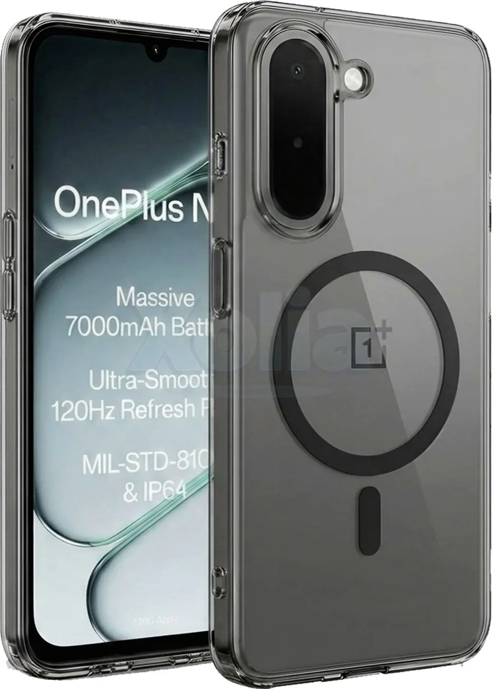 Xolia Anti Yellow Back Cover for OnePlus N6X 5G (Black, Anti-Yellow, Polycarbonate, Pack of: 1) — image 1 of 4