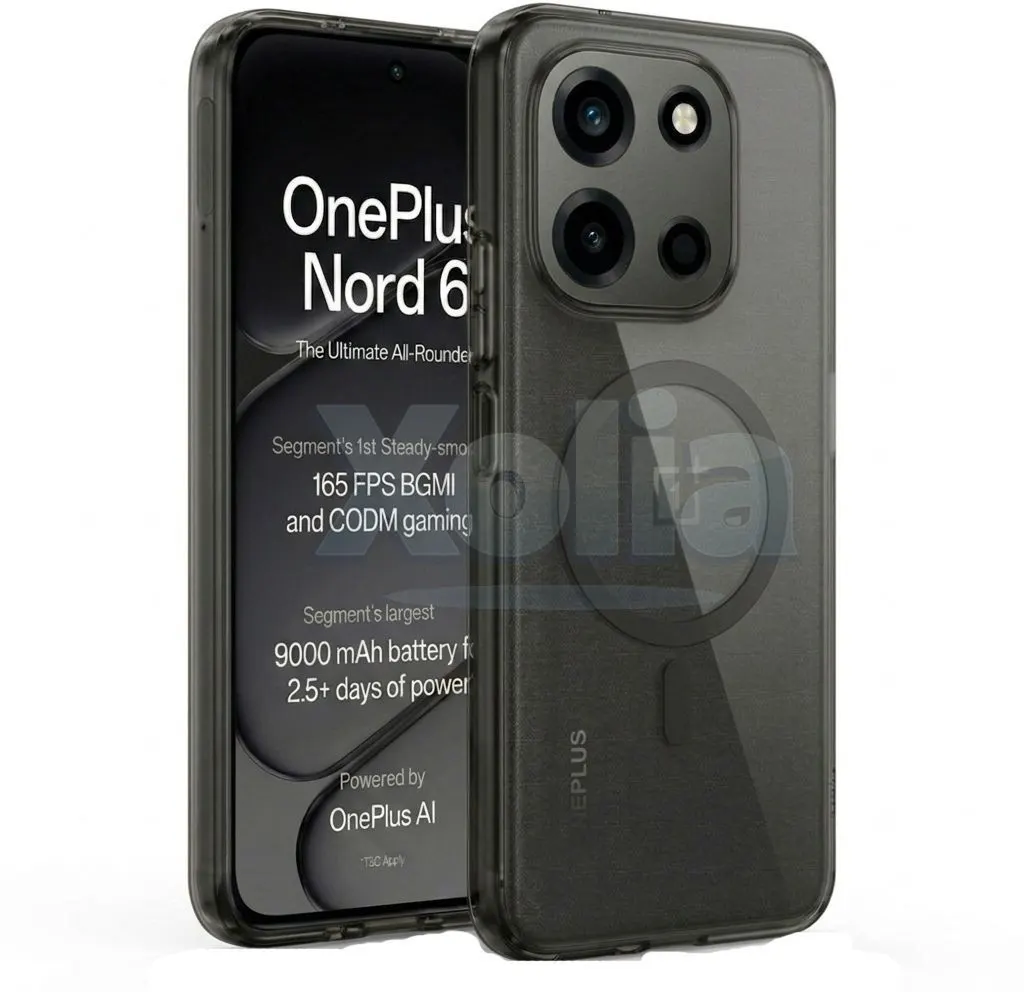 Xolia Anti Yellow Back Cover for OnePlus Nord 6 5G (Black, Anti-Yellow, Polycarbonate, Pack of: 1) — image 1 of 5