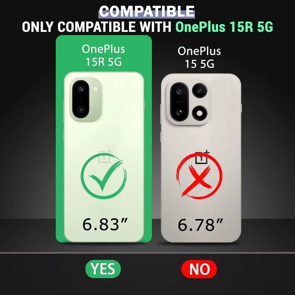 Xolia Anti Yellow Back Cover for OnePlus 15r 5G (Black, Anti-Yellow, Polycarbonate, Pack of: 1) — image 2 of 5