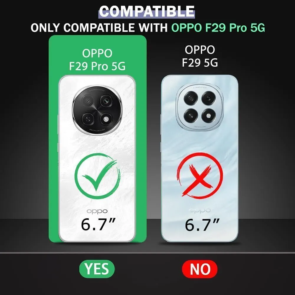 Micvir Anti Yellow Back Cover for OPPO F29 Pro 5G (Transparent, Anti-Yellow, Polycarbonate, Pack of: 1) — image 2 of 5