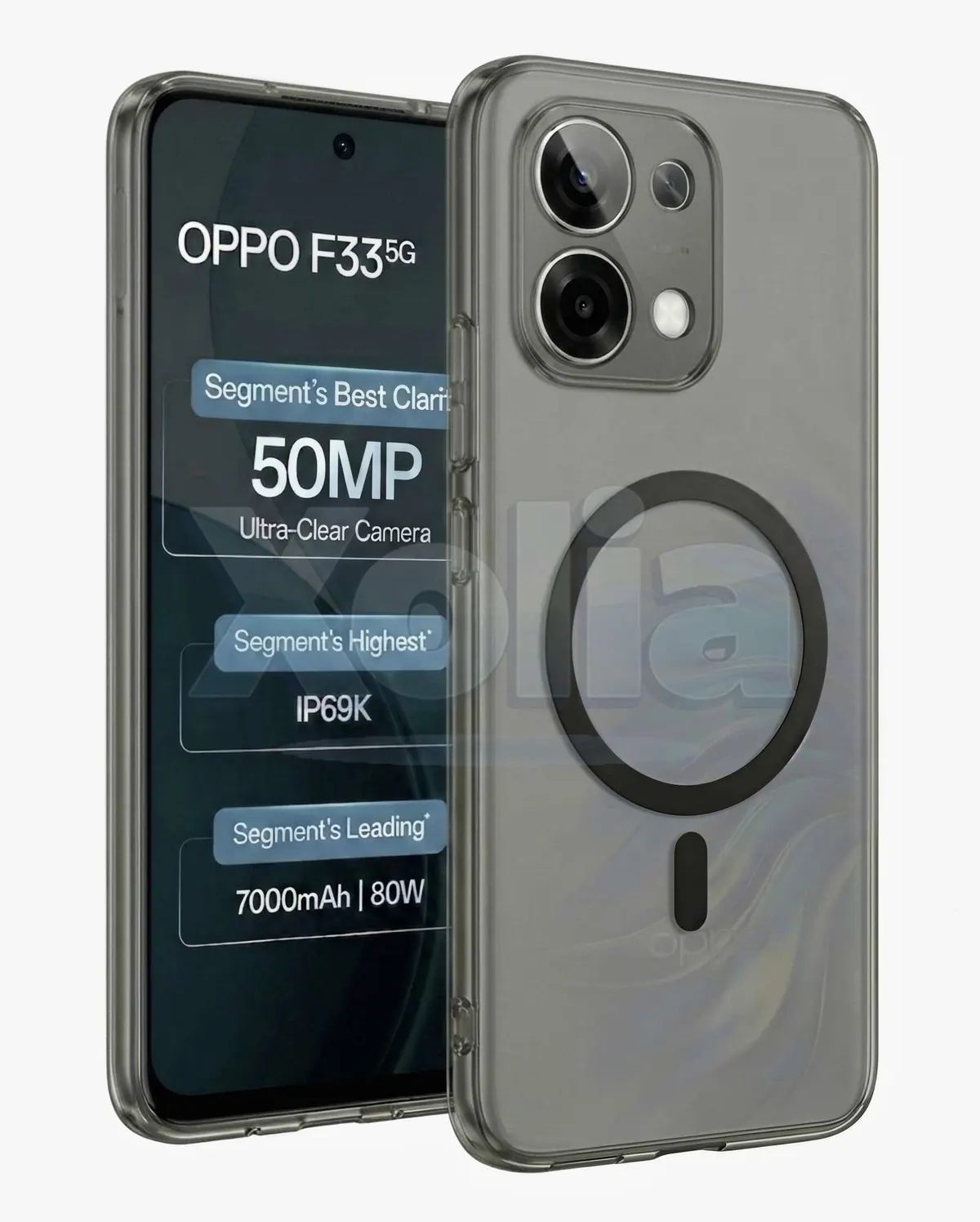 Xolia Anti Yellow Back Cover for Oppo F31 5G (Black, Anti-Yellow, Polycarbonate, Pack of: 1)