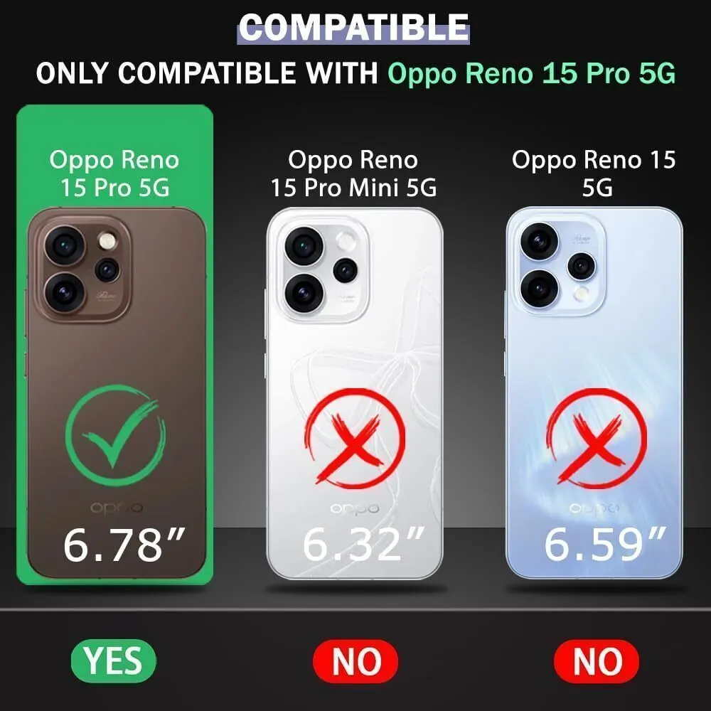 Xolia Anti Yellow Back Cover for Oppo Reno 15 Pro 5G (Transparent, Anti-Yellow, Polycarbonate, Pack of: 1) — image 2 of 5