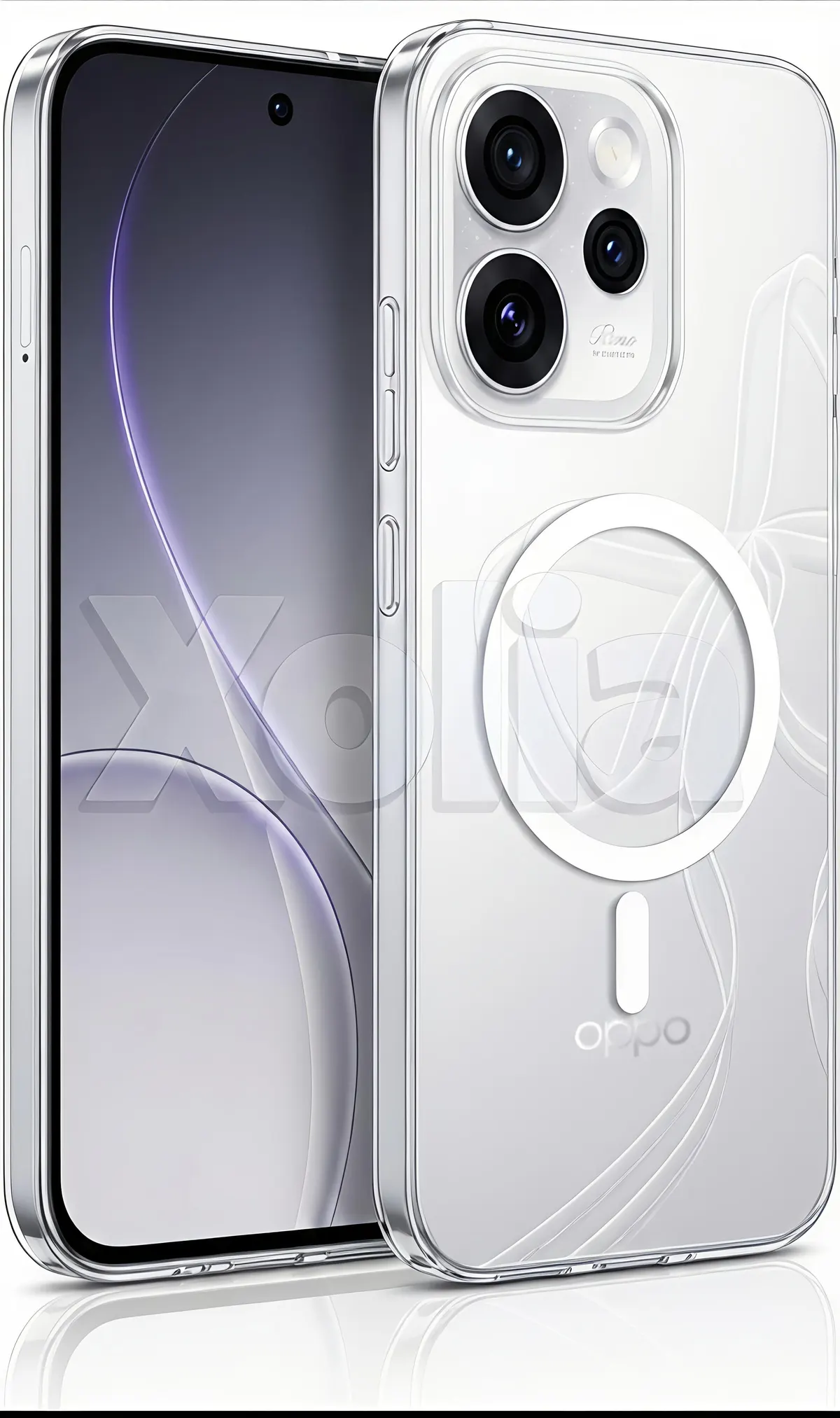 Xolia Anti Yellow Back Cover for Oppo Reno 15 Pro Mini 5G (Transparent, Anti-Yellow, Polycarbonate, Pack of: 1) — image 1 of 5