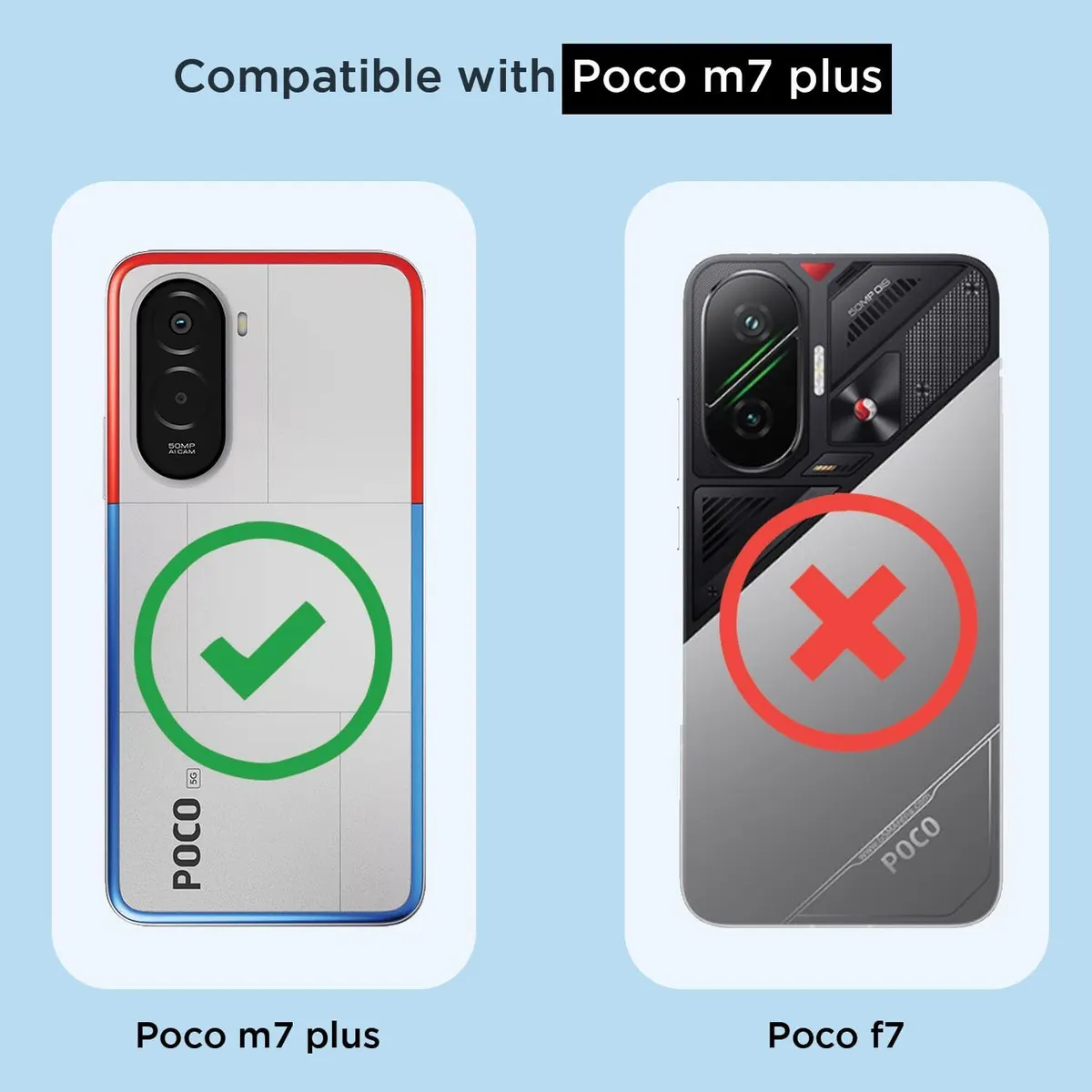 Xolia Anti Yellow Back Cover for Poco M7 Plus 5G (Black, Anti-Yellow, Polycarbonate, Pack of: 1) — image 2 of 4