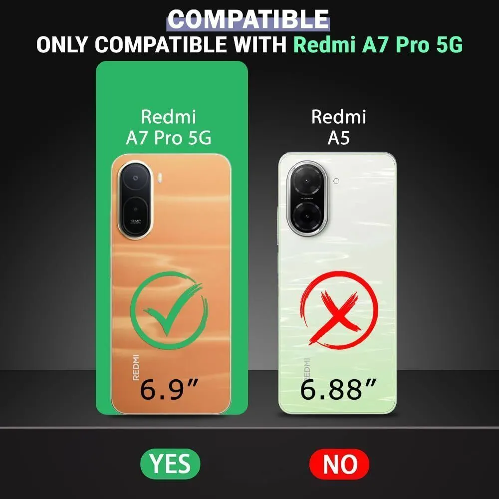 Xolia Anti Yellow Back Cover for Redmi A7 Pro 5G (Transparent, Anti-Yellow, Polycarbonate, Pack of: 1) — image 2 of 5