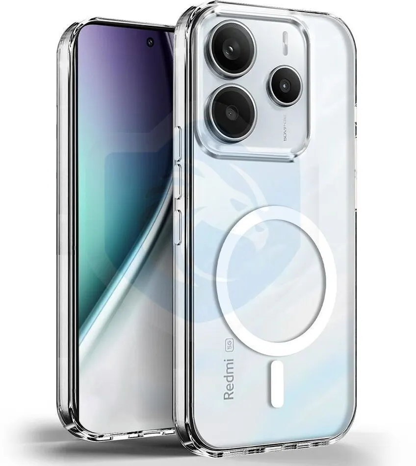 Micvir Anti Yellow Back Cover for Redmi Note 14 SE 5G (Transparent, Anti-Yellow, Polycarbonate, Pack of: 1)