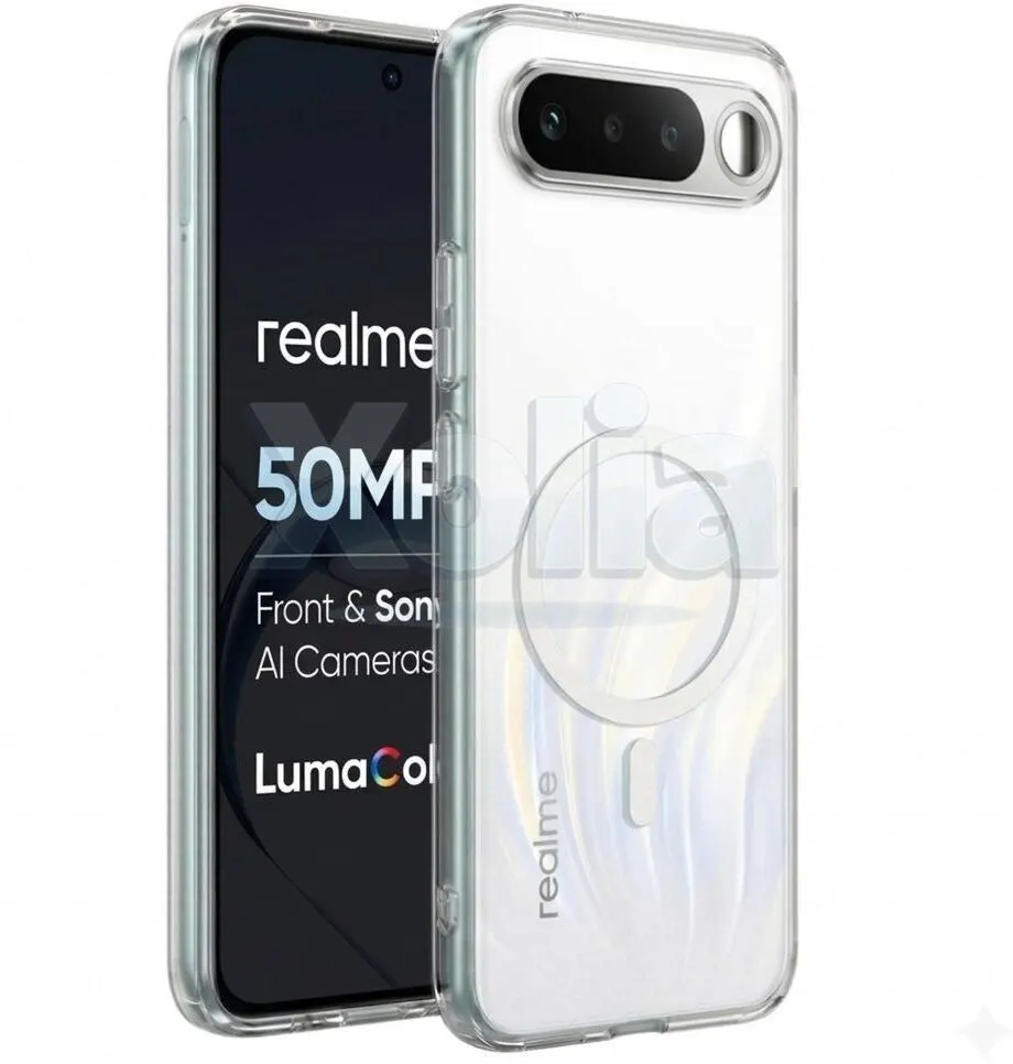 Xolia Anti Yellow Back Cover for Realme 16 5G (Transparent, Anti-Yellow, Polycarbonate, Pack of: 1) — image 1 of 5