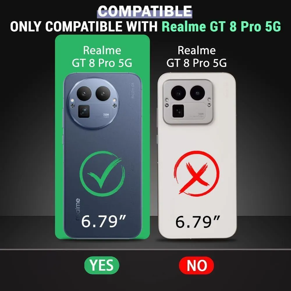 Xolia Anti Yellow Back Cover for Realme GT 8 Pro 5G (Black, Anti-Yellow, Polycarbonate, Pack of: 1) — image 2 of 5