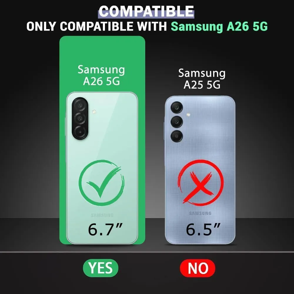 Xolia Anti Yellow Back Cover for Samsung Galaxy A26 5G (Transparent, Anti-Yellow, Polycarbonate, Pack of: 1) — image 2 of 5