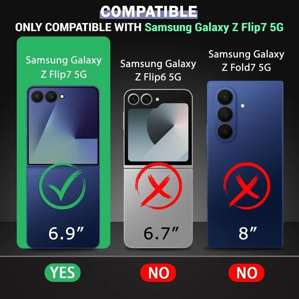 Micvir Anti Yellow Back Cover for Samsung Galaxy Z Fold7 5G (Black, Anti-Yellow, Polycarbonate, Pack of: 1) — image 2 of 5
