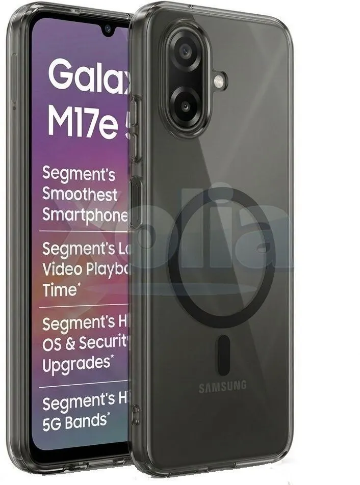 Xolia Anti Yellow Back Cover for Samsung Galaxy M17e 5G (Black, Anti-Yellow, Polycarbonate, Pack of: 1) — image 1 of 5