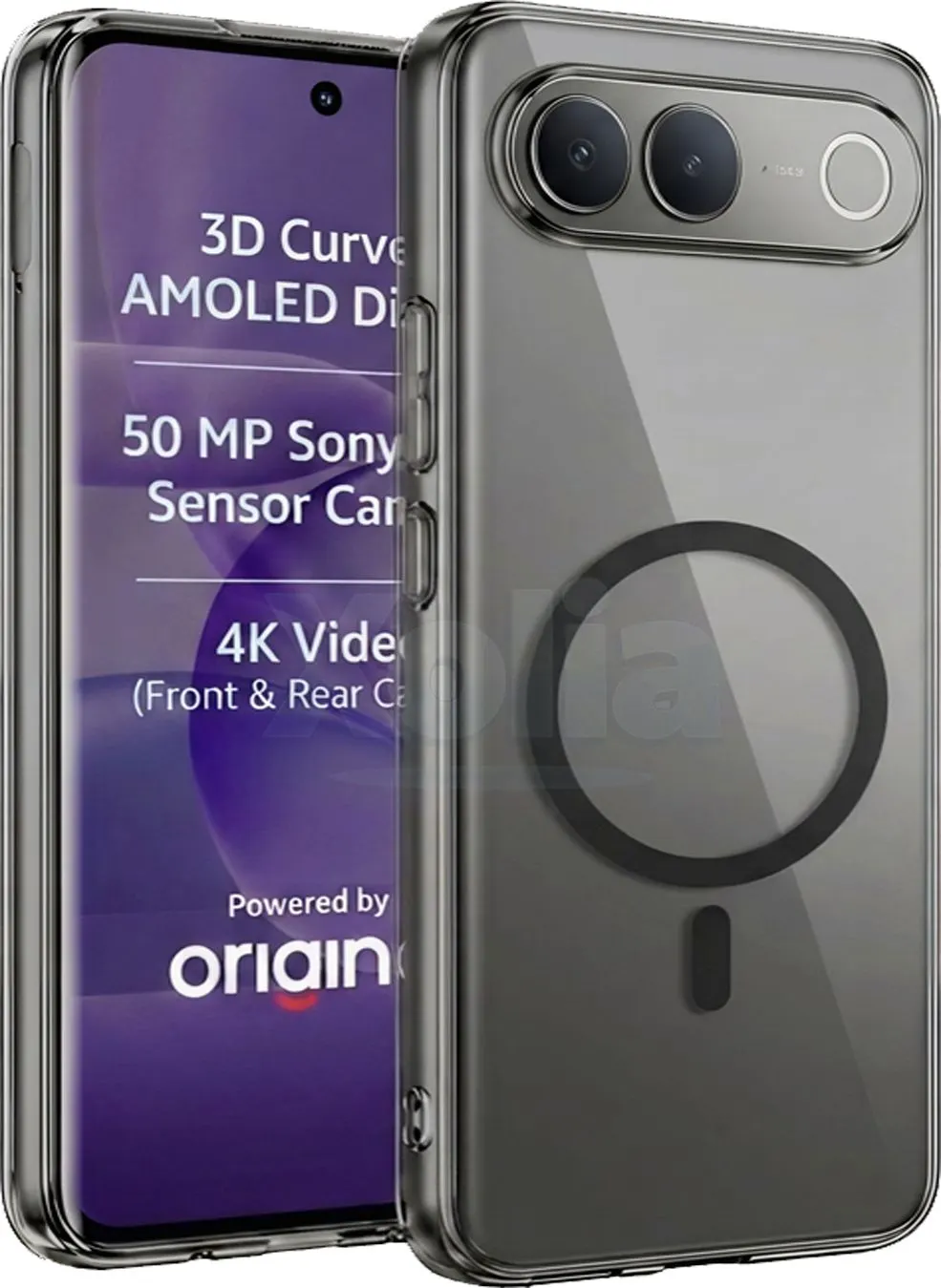 Xolia Back Cover for vivo S2 (Black, Shock Proof, Polycarbonate, Pack of: 1) — image 1 of 3