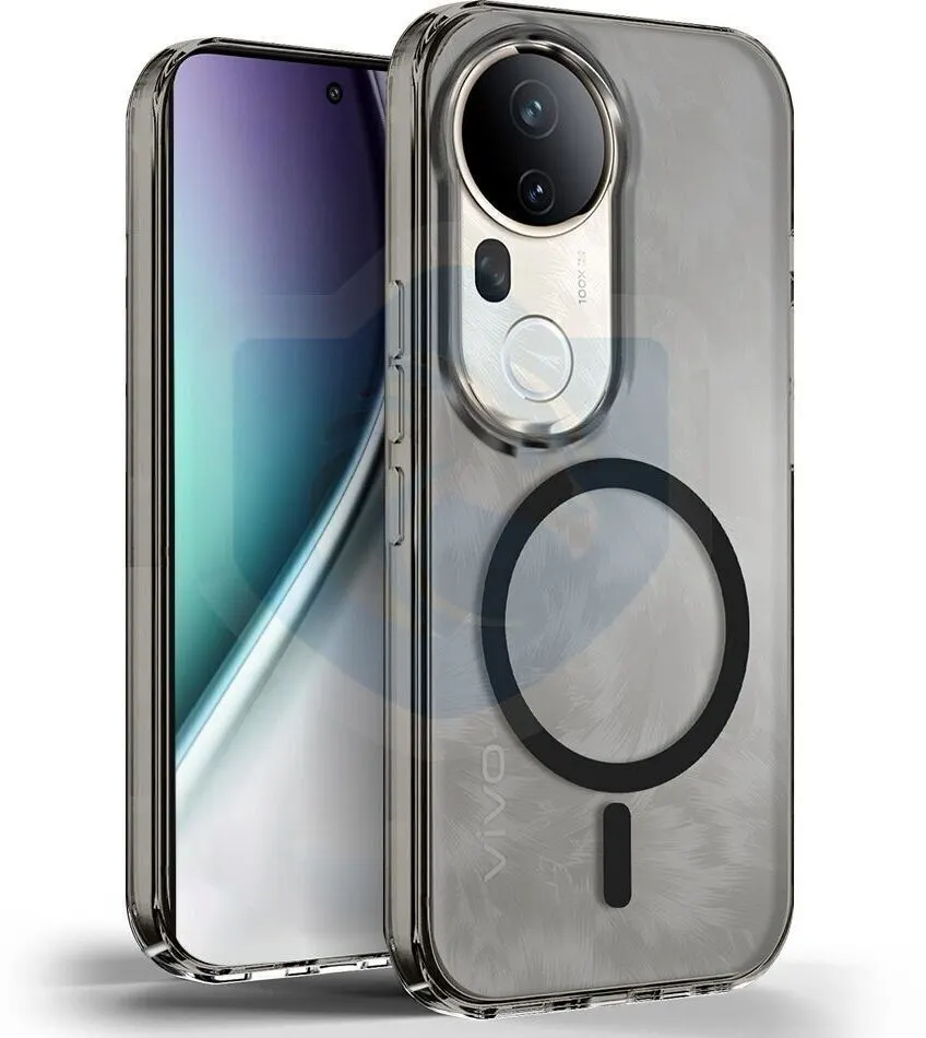 Micvir Anti Yellow Back Cover for Vivo T4 Ultra 5G (Black, Anti-Yellow, Polycarbonate, Pack of: 1)