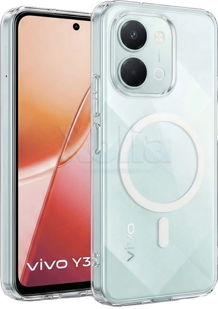 Xolia Back Cover for vivo Y31t 5G (Transparent, Shock Proof, Polycarbonate, Pack of: 1) — image 1 of 4