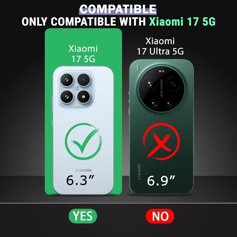 Xolia Anti Yellow Back Cover for Xiaomi 17 5G (Black, Anti-Yellow, Polycarbonate, Pack of: 1) — image 2 of 5