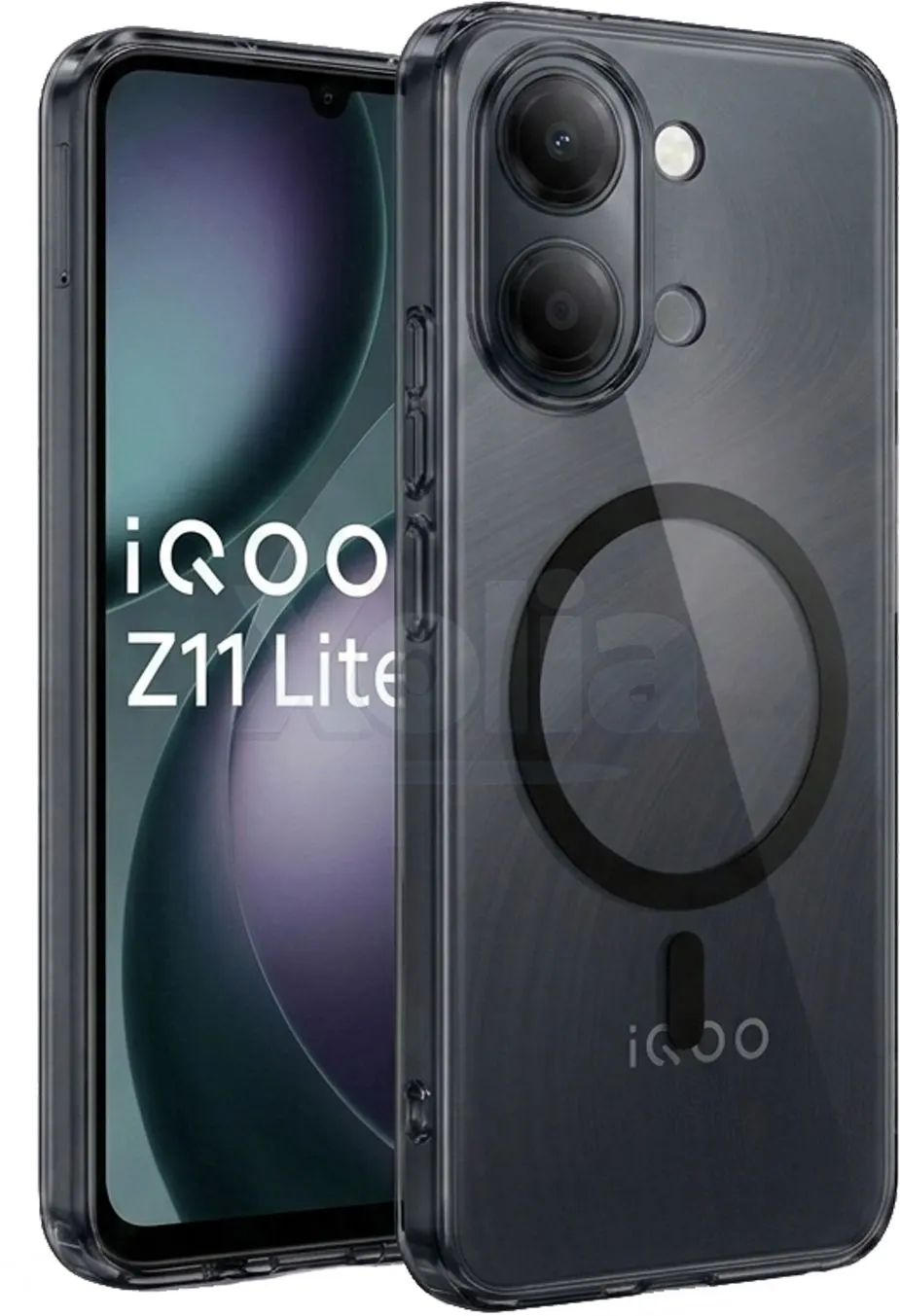 Xolia Anti Yellow Back Cover for iQoo Z11 Lite 5G (Black, Anti-Yellow, Polycarbonate, Pack of: 1) — image 1 of 4