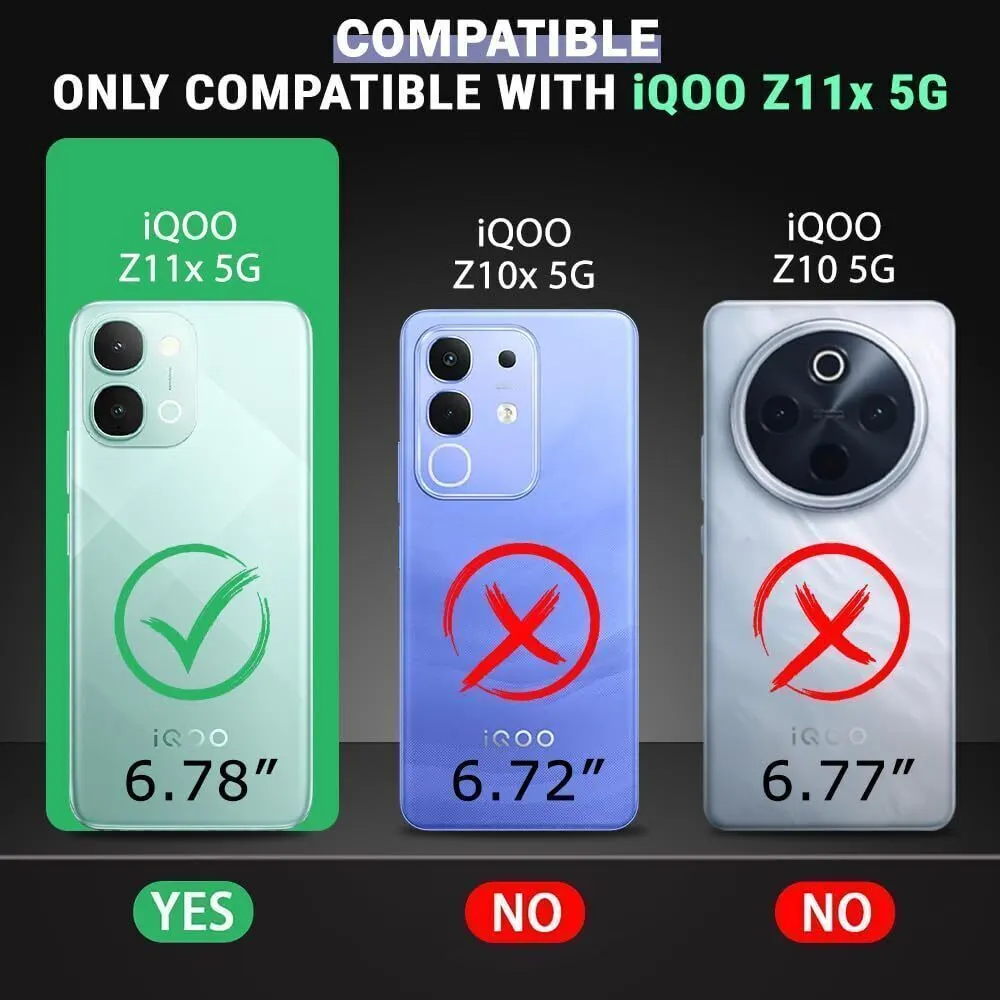 Xolia Anti Yellow Back Cover for iQOO Z11x 5G (Transparent, Anti-Yellow, Polycarbonate, Pack of: 1) — image 2 of 5