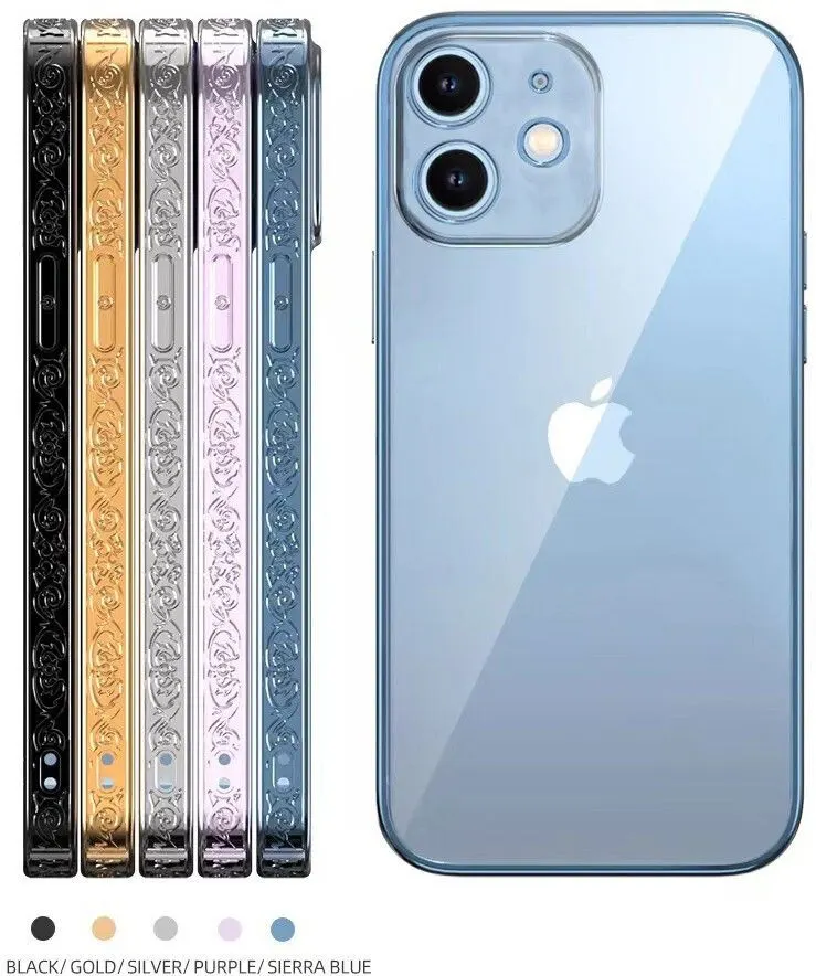 Micvir Back Cover for Apple iPhone 12 (Silver, Silicon, Pack of: 1) — image 3 of 4