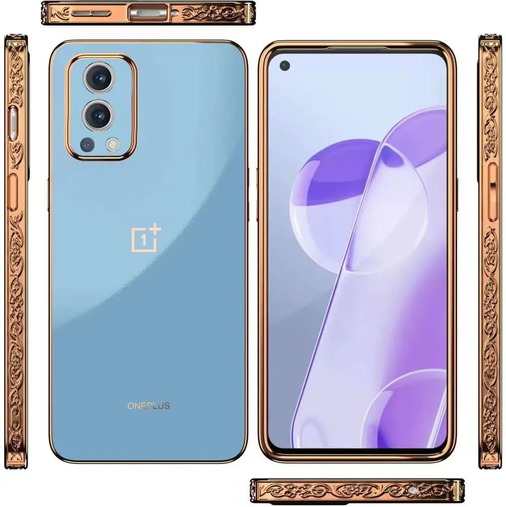 Micvir Back Cover for OnePlus Nord 2 5G (Gold, Silicon, Pack of: 1) — image 2 of 3